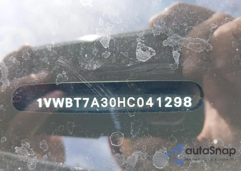 2017 Volkswagen Passat 1.8T Se из США, поврежденный, VIN 1VWBT7A30HC041298